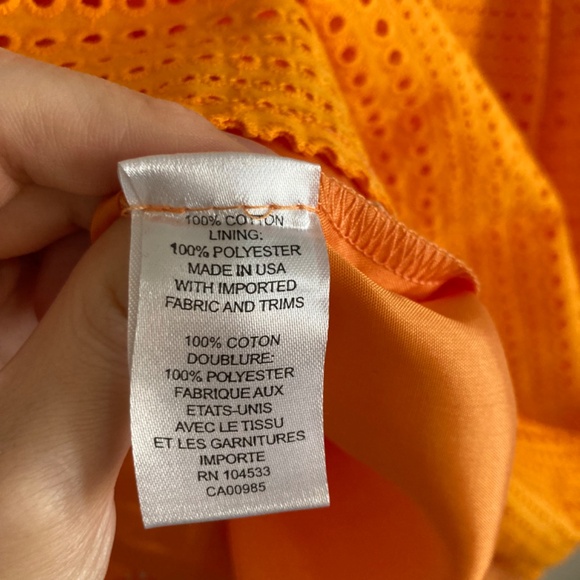 Nanette Lepore Silent Partner Orange Shift Dress Size 4 - Picture 5 of 7